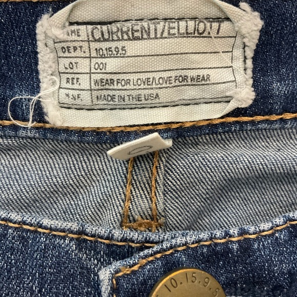 Current Elliott skinny Jeans size 28 stiletto townie mid rise - Picture 3 of 6